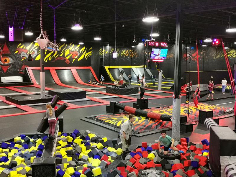 Open a shop trampoline park